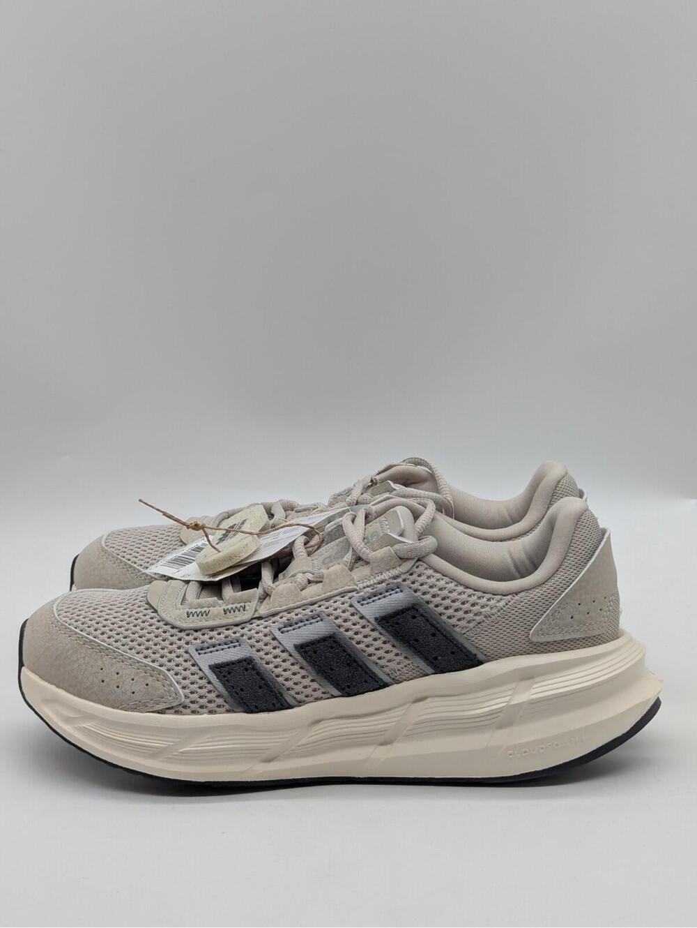 Womens Size 6 / Kids 5Y Adidas Astrastar JQ6089 Running Shoe Gray Black Mesh New